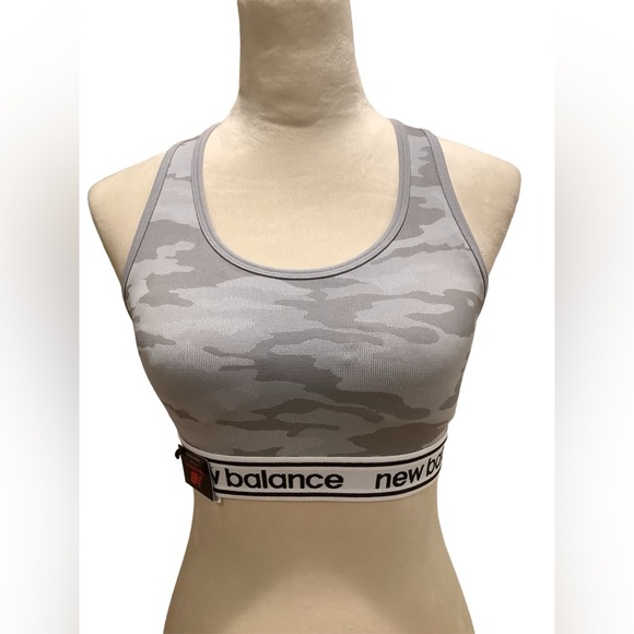 New Balance Other - NWT New Balance Smoky Quartz Medium Impact Crop Top Size L